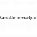 Canvasfoto met wissellijst logo