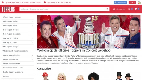 Reviews over Webshoptoppersinconcert.nl
