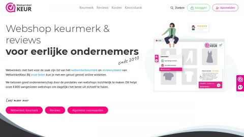 Reviews over WebwinkelKeur.nl
