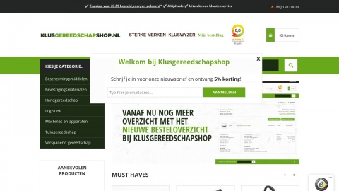 Reviews over Klusgereedschapshop.nl