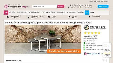 Reviews over Homestylingshop.nl