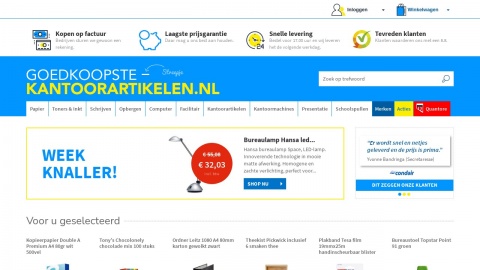 Reviews over Goedkoopste-kantoorartikelen.nl