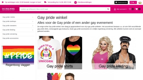 Reviews over Gay pride winkel
