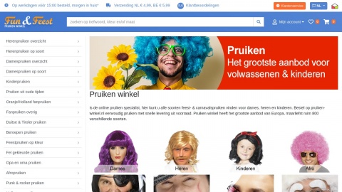 Reviews over Pruiken-winkel.nl